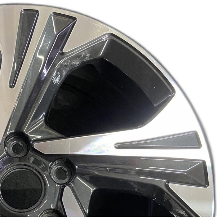 17" XV CROSSTREK 24 17x7 alloy 5 spoke angled spoke machined face with pockets Original OEM Wheel Rim