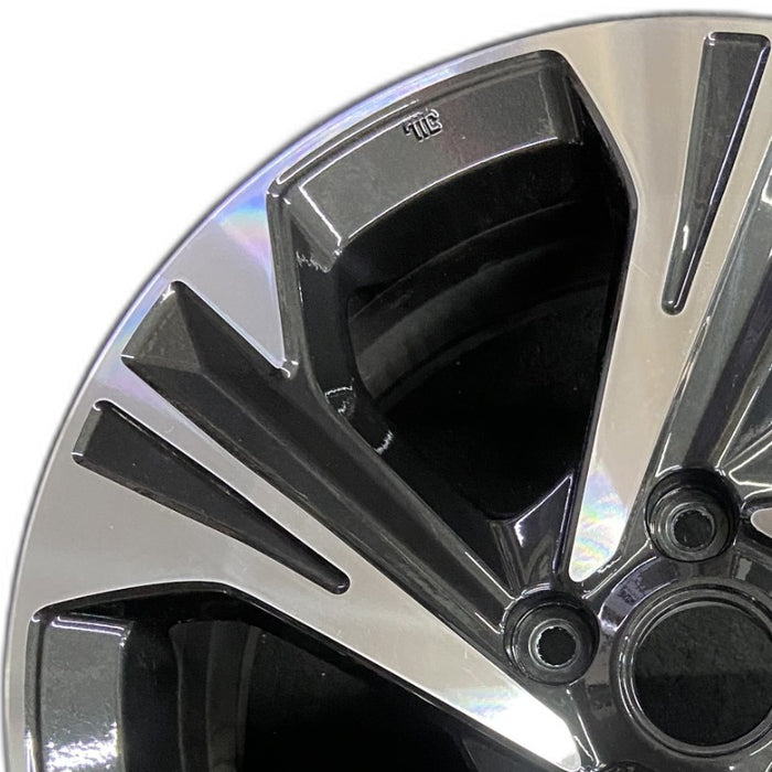 17" XV CROSSTREK 24 17x7 alloy 5 spoke angled spoke machined face with pockets Original OEM Wheel Rim