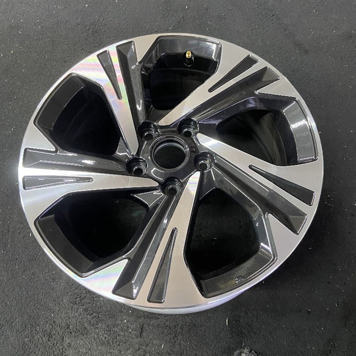 17" XV CROSSTREK 24 17x7 alloy 5 spoke angled spoke machined face with pockets Original OEM Wheel Rim