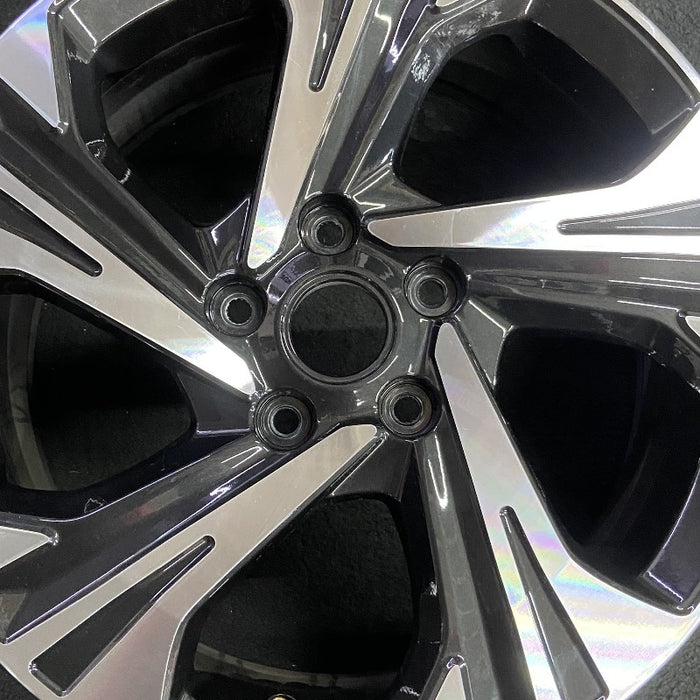 17" XV CROSSTREK 24 17x7 alloy 5 spoke angled spoke machined face with pockets Original OEM Wheel Rim