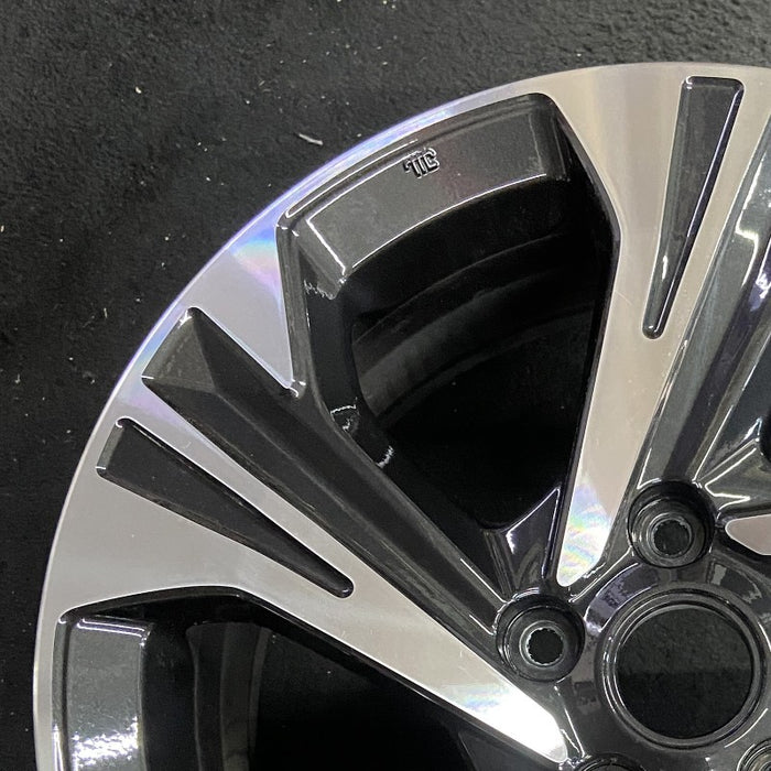 17" XV CROSSTREK 24 17x7 alloy 5 spoke angled spoke machined face with pockets Original OEM Wheel Rim