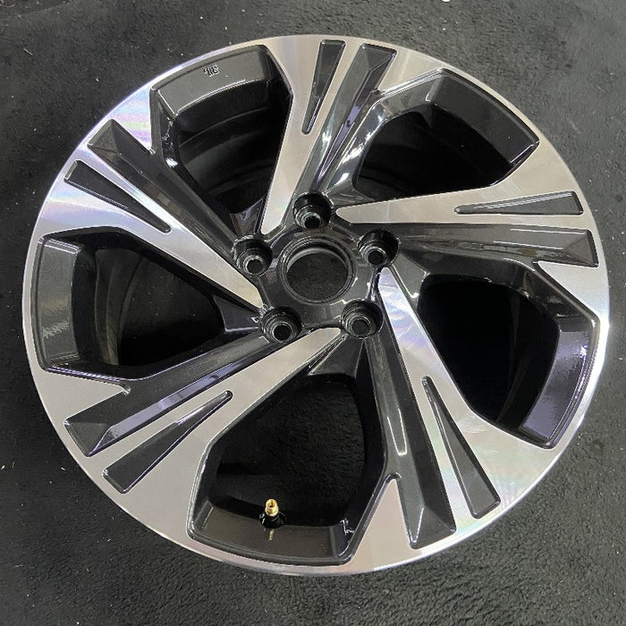 17" XV CROSSTREK 24 17x7 alloy 5 spoke angled spoke machined face with pockets Original OEM Wheel Rim