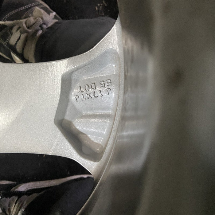 17" XV CROSSTREK 24 17x7 alloy 5 spoke angled spoke machined face with pockets Original OEM Wheel Rim