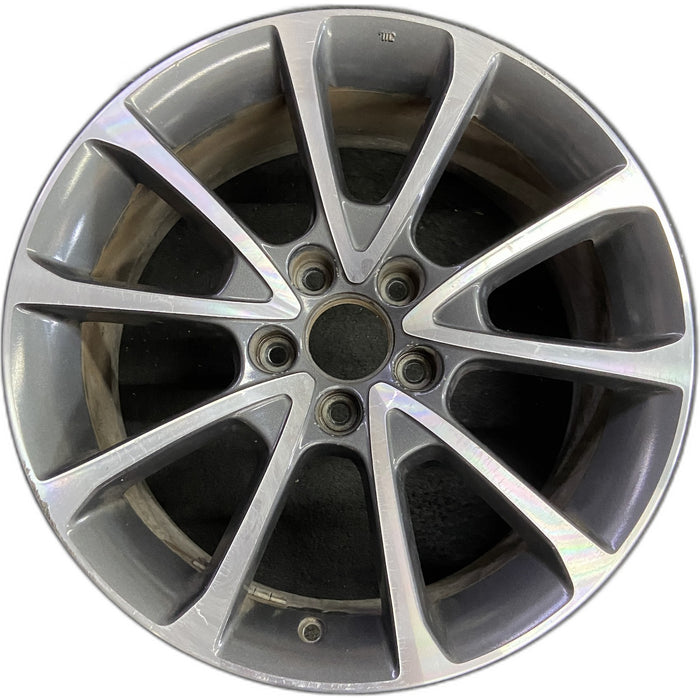 18" TLX 15-17 18x7.5 Original OEM Wheel Rim - Front View