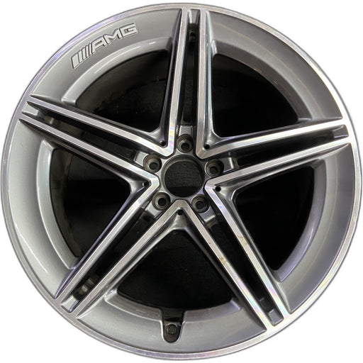 20" MERCEDES GT 19-21 290 Type , GT53, 20x9.5, 5 double spoke Original OEM - Front View