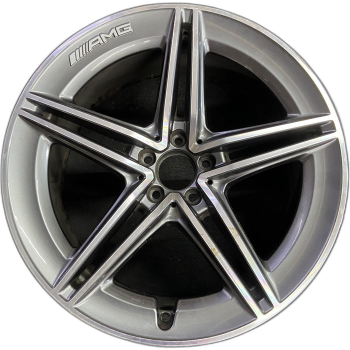 20" MERCEDES GT 19-21 290 Type , GT53, 20x9.5, 5 double spoke Original OEM - Front View
