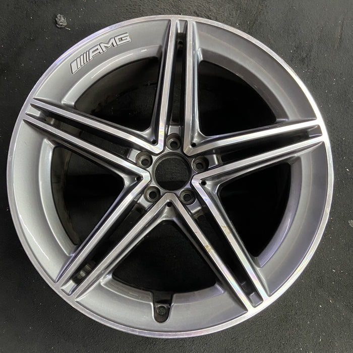 20" MERCEDES GT 19-21 290 Type , GT53, 20x9.5, 5 double spoke Original OEM - Angle View