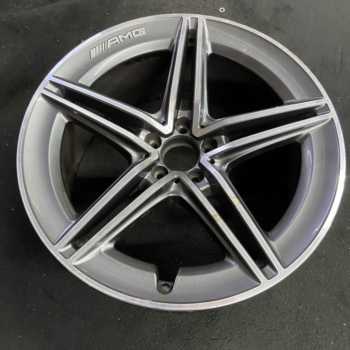 20" MERCEDES GT 19-21 290 Type , GT53, 20x9.5, 5 double spoke Original OEM - Side Profile