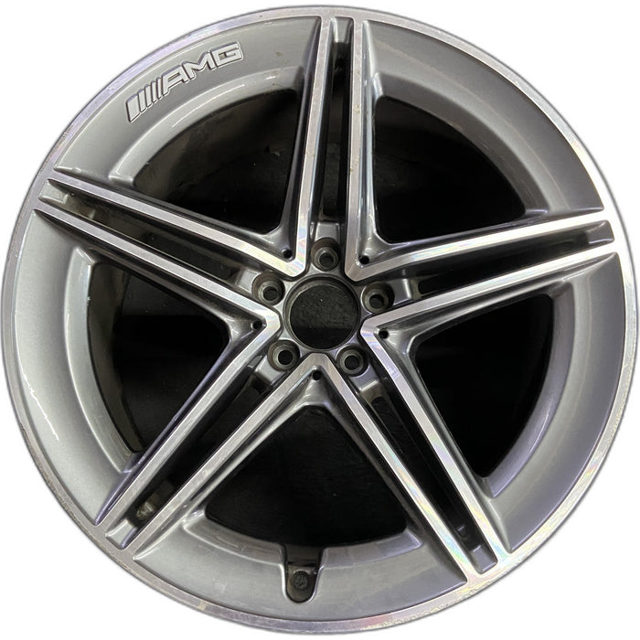 20" MERCEDES GT 19-21 290 Type , GT53, 20x9.5, 5 double spoke Original OEM - Front View