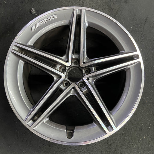20" MERCEDES GT 19-21 290 Type , GT53, 20x9.5, 5 double spoke Original OEM - Angle View