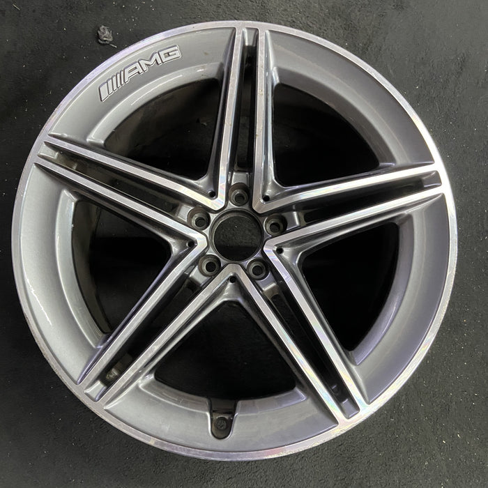 20" MERCEDES GT 19-21 290 Type , GT53, 20x9.5, 5 double spoke Original OEM - Angle View
