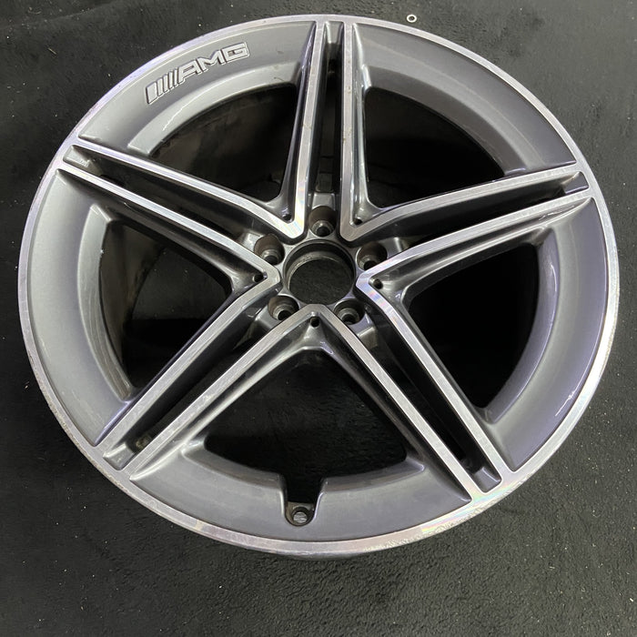 20" MERCEDES GT 19-21 290 Type , GT53, 20x9.5, 5 double spoke Original OEM - Side Profile