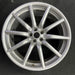 19" ALFA-ROMEO 4C 15-16 Rear 19x8.5 10 spoke fan design silver Original OEM - Front View