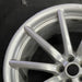 19" ALFA-ROMEO 4C 15-16 Rear 19x8.5 10 spoke fan design silver Original OEM - Side Profile