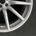 19" ALFA-ROMEO 4C 15-16 Rear 19x8.5 10 spoke fan design silver Original OEM - Back View