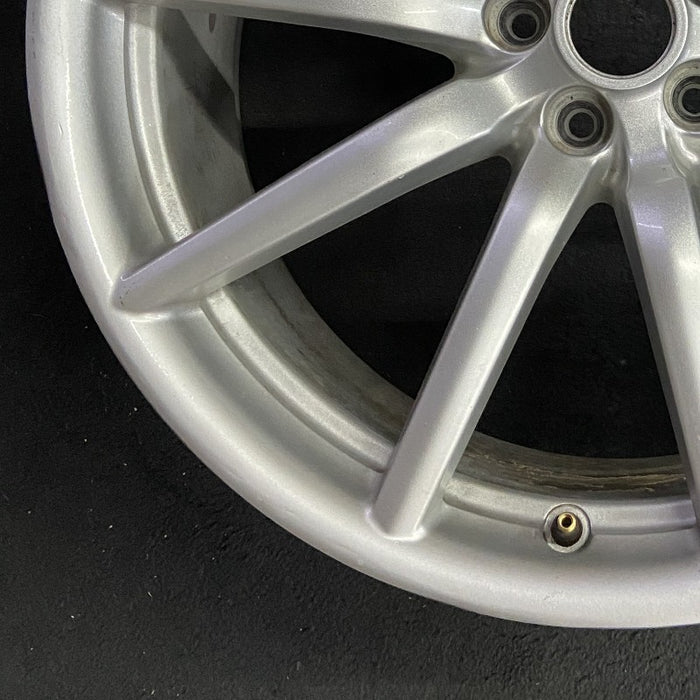 19" ALFA-ROMEO 4C 15-16 Rear 19x8.5 10 spoke fan design silver Original OEM - Additional View