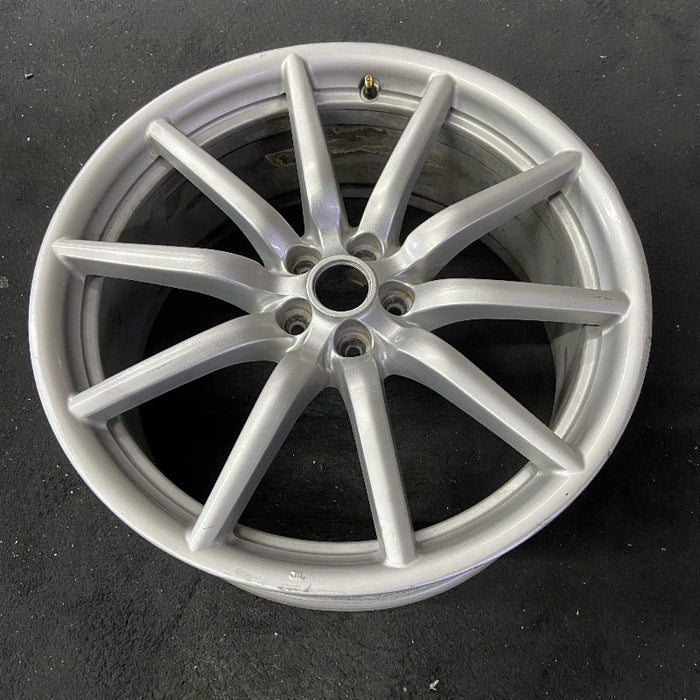 19" ALFA-ROMEO 4C 15-16 Rear 19x8.5 10 spoke fan design silver Original OEM - View 8