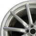 19" ALFA-ROMEO 4C 15-16 Rear 19x8.5 10 spoke fan design silver Original OEM - Angle View