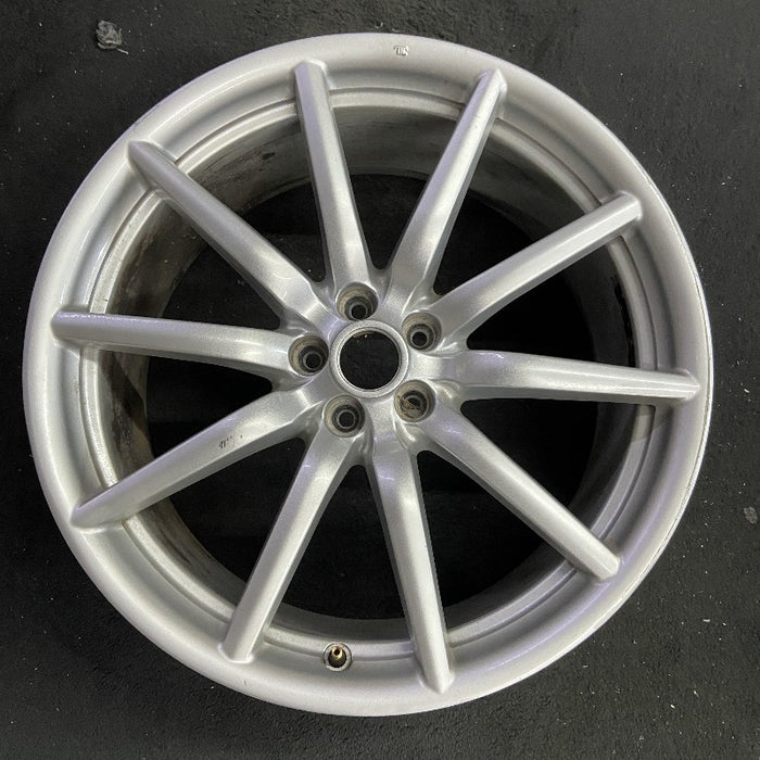 19" ALFA-ROMEO 4C 15-16 Rear 19x8.5 10 spoke fan design silver Original OEM - Additional View