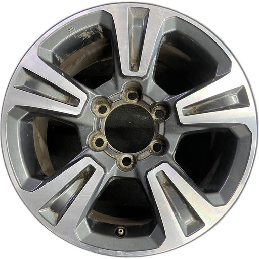 17" TACOMA 16-19 17x7.5, alloy Original OEM Wheel Rim - Front View