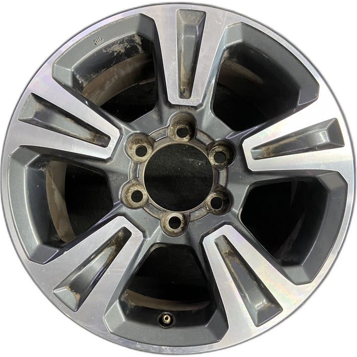 17" TACOMA 16-19 17x7.5, alloy Original OEM Wheel Rim - Front View