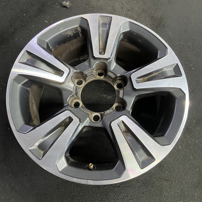 17" TACOMA 16-19 17x7.5, alloy Original OEM Wheel Rim - Side Profile
