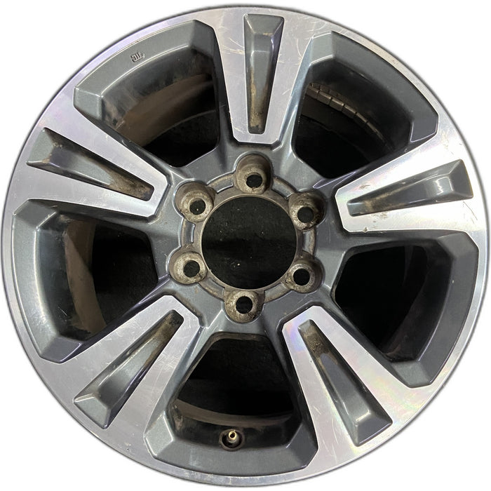 17" TACOMA 16-19 17x7.5, alloy Original OEM Wheel Rim - Front View