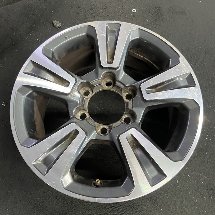 17" TACOMA 16-19 17x7.5, alloy Original OEM Wheel Rim - Side Profile