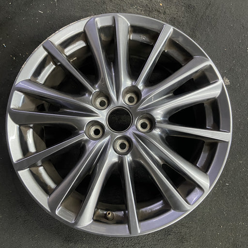 17" MAZDA CX-5 17-18 aluminum, 17x7 Original OEM Wheel Rim - Angle View