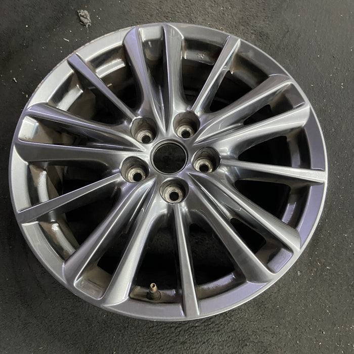 17" MAZDA CX-5 17-18 aluminum, 17x7 Original OEM Wheel Rim - Side Profile