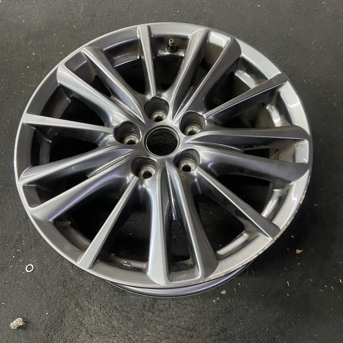 17" MAZDA CX-5 17-18 aluminum, 17x7 Original OEM Wheel Rim - Close-Up Detail