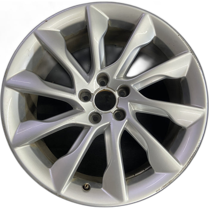 19" AUDI A5 13-14 19x8.5 , 10 spoke Original OEM Wheel Rim - Front View