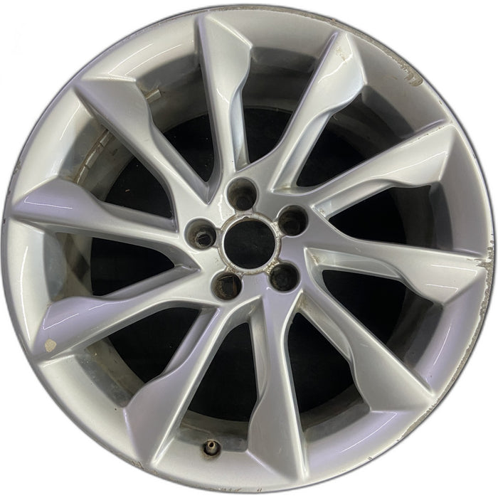 19" AUDI A5 13-14 19x8.5 , 10 spoke Original OEM Wheel Rim - Front View