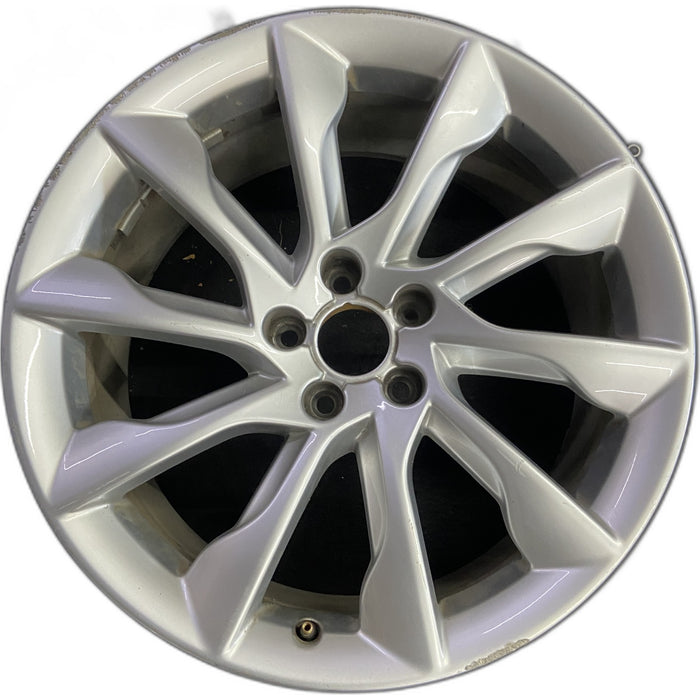 19" AUDI A5 13-14 19x8.5 , 10 spoke Original OEM Wheel Rim - Front View