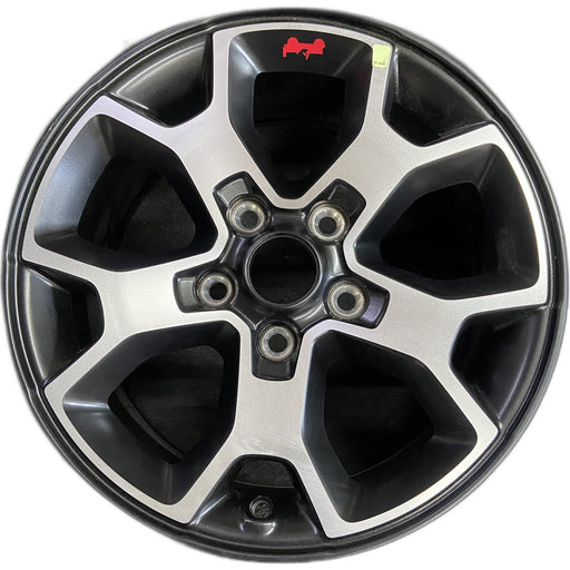 17" WRANGLER 18 VIN X , 17x7.5, , aluminum, Y spoke Original OEM Wheel Rim - Front View