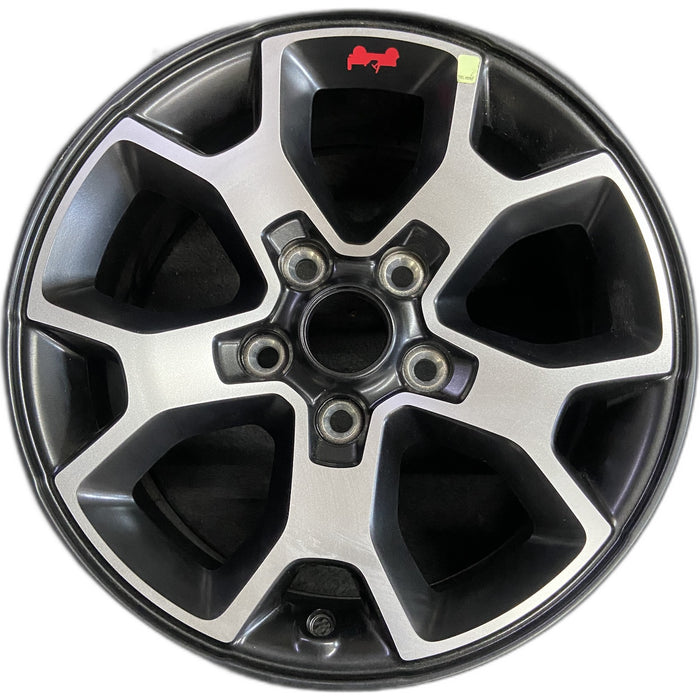 17" WRANGLER 18 VIN X , 17x7.5, , aluminum, Y spoke Original OEM Wheel Rim - Front View