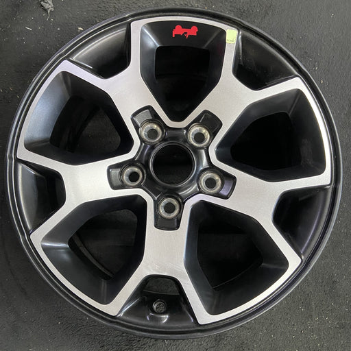 17" WRANGLER 18 VIN X , 17x7.5, , aluminum, Y spoke Original OEM Wheel Rim - Angle View