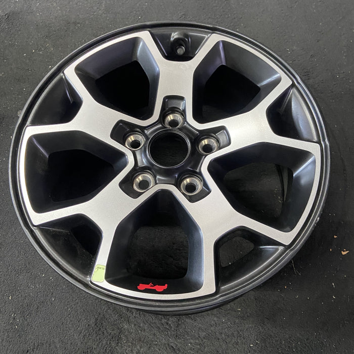 17" WRANGLER 18 VIN X , 17x7.5, , aluminum, Y spoke Original OEM Wheel Rim - Close-Up Detail