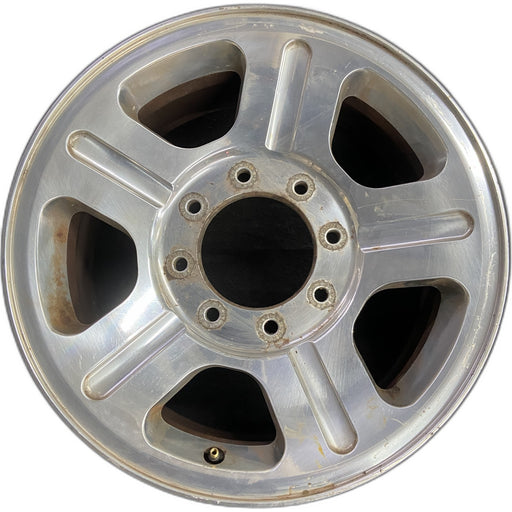 18" FORD F250SD PICKUP 05 18x8 , 5 spoke , aluminum Original OEM Wheel Rim - Front View