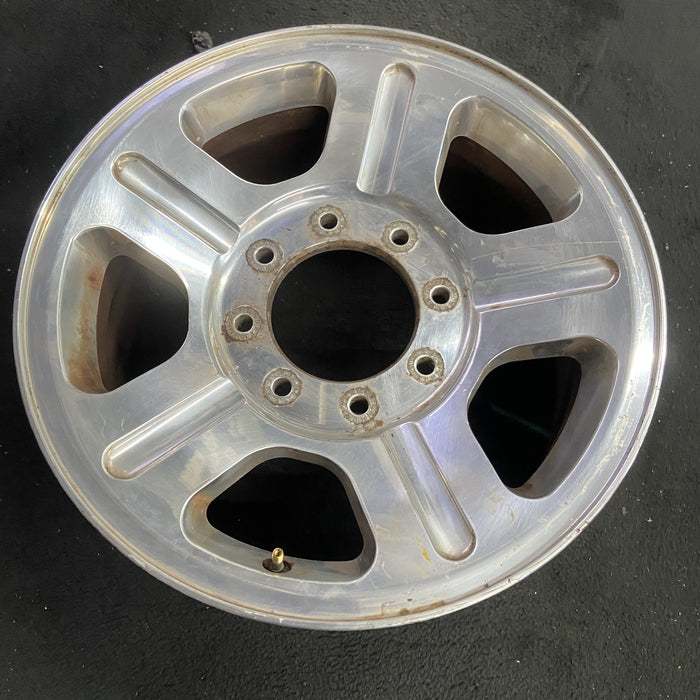 18" FORD F250SD PICKUP 05 18x8 , 5 spoke , aluminum Original OEM Wheel Rim - Side Profile