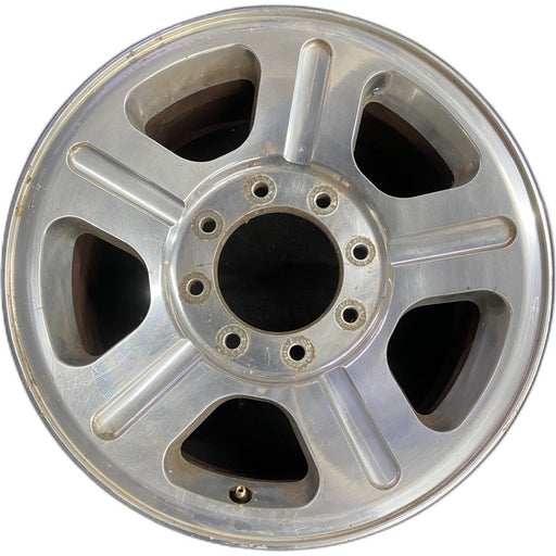18" FORD F250SD PICKUP 05 18x8 , 5 spoke , aluminum Original OEM Wheel Rim - Front View