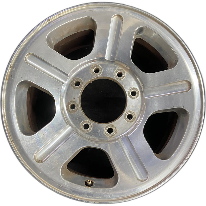 18" FORD F250SD PICKUP 05 18x8 , 5 spoke , aluminum Original OEM Wheel Rim - Front View