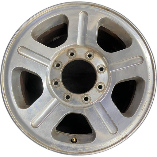 18" FORD F250SD PICKUP 05 18x8 , 5 spoke , aluminum Original OEM Wheel Rim - Front View
