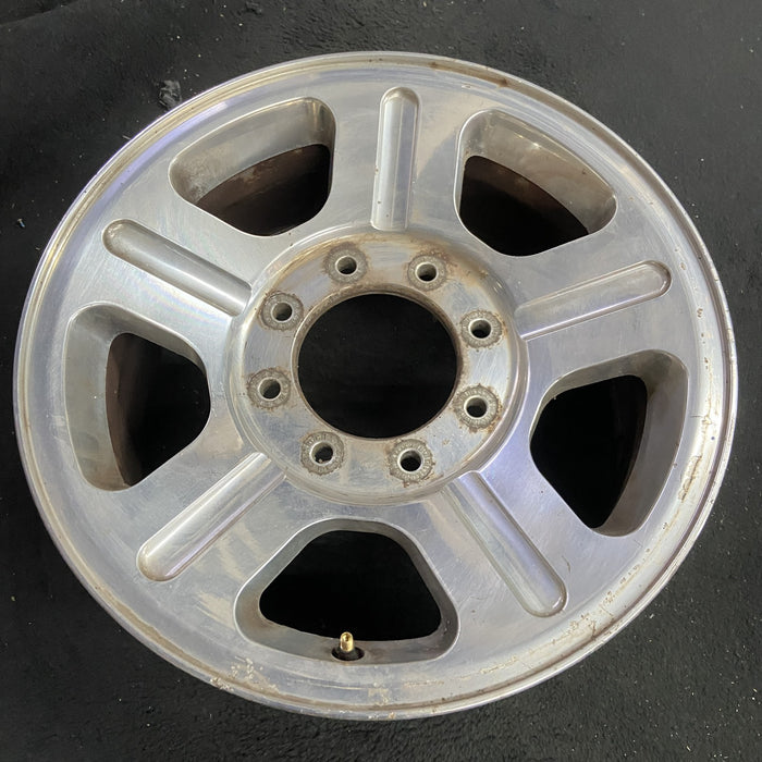 18" FORD F250SD PICKUP 05 18x8 , 5 spoke , aluminum Original OEM Wheel Rim - Side Profile