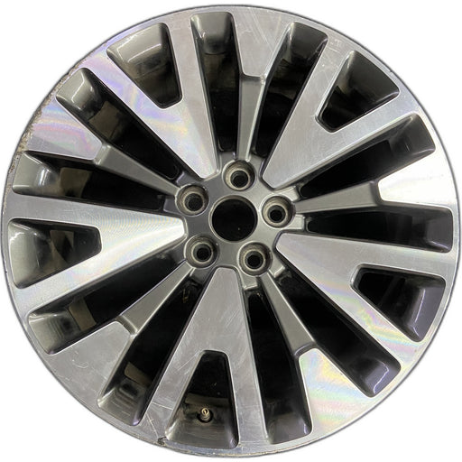 19" ESCAPE 20-22 19x7 , , machined face with gray pockets Original OEM Wheel Rim - Front View