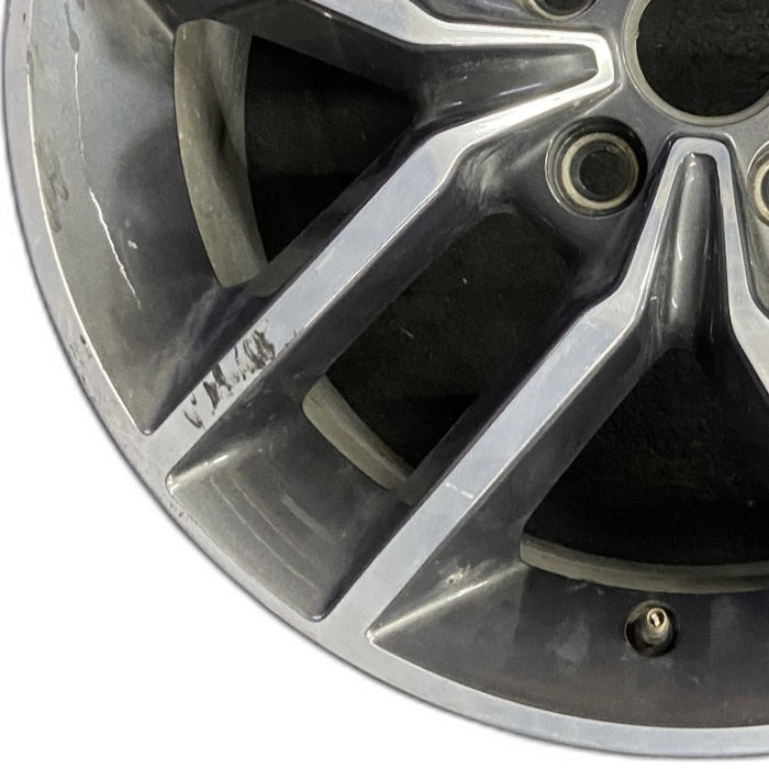 18" GRAND CHEROKEE 17 18x8, aluminum, w/o 75th Anniversary package; polished with pockets, gray pockets Original OEM Wheel Rim