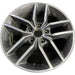 18" GRAND CHEROKEE 17 18x8, aluminum, w/o 75th Anniversary package; polished - Front View