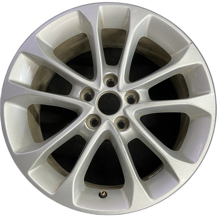 17" FUSION 19 17x7.5, aluminum, 10 spoke , w/flared spoke ends, Original OEM - Front View