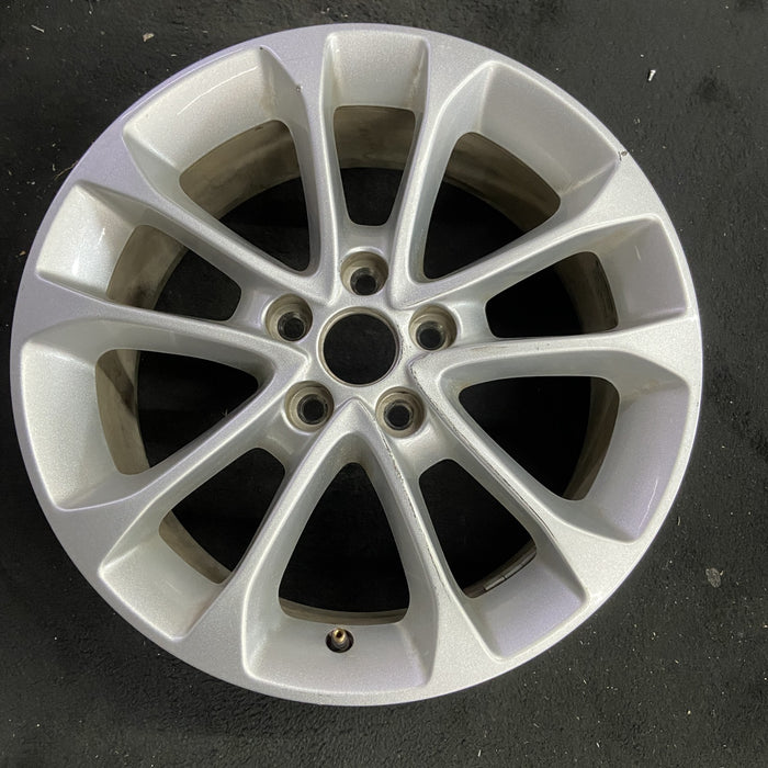 17" FUSION 19 17x7.5, aluminum, 10 spoke , w/flared spoke ends, Original OEM - Angle View