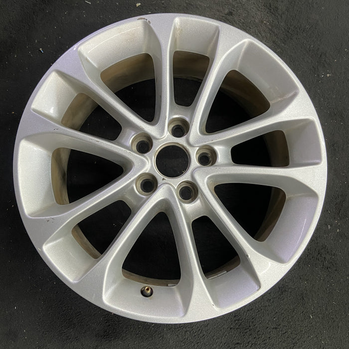 17" FUSION 19 17x7.5, aluminum, 10 spoke , w/flared spoke ends, Original OEM - Angle View